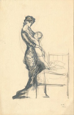 Пискарев Николай Иванович. Иллюстрация к роману: Толстой Л.Н. Анна Каренина. М.: Клуб ограниченных изданий, 1933